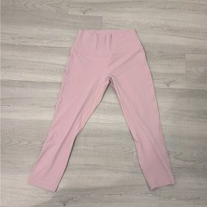 pink lululemon align high rise pant
